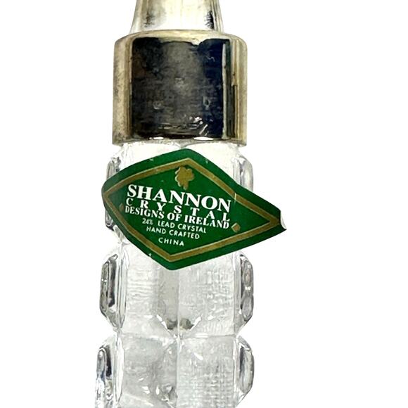 Shannon Crystal Designs of Ireland 5-PC Crystal and Silver Elegant Serving Set - Picture 6 of 11